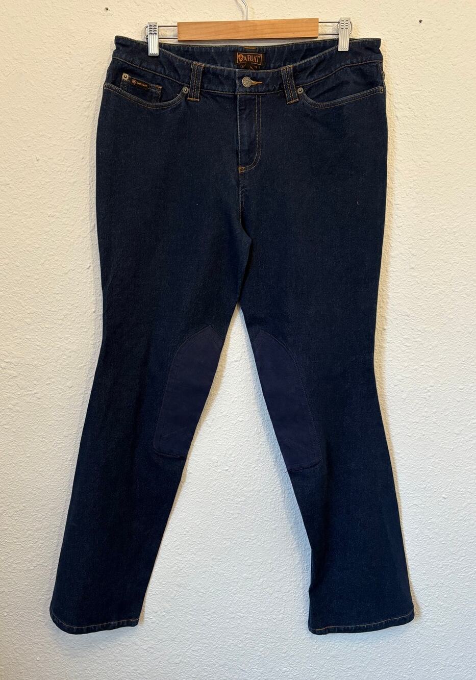 Ariat Women's Denim Bootcut Stretch Horse Riding Jeans 34R Dark Wash